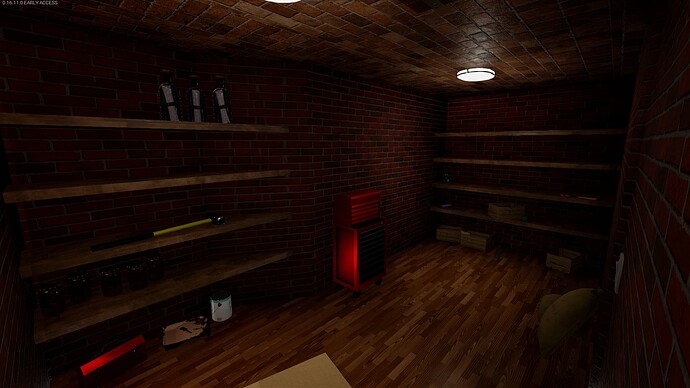 This is the room that you can get in with kitchen trapdoor
