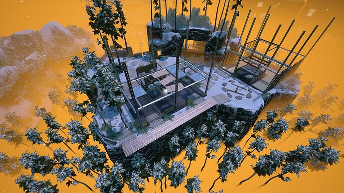 DirectX 10. Fog is less dense and is always a vibrant orange color