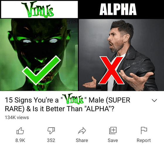 virus male