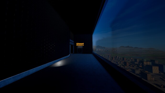 Mood room entrance