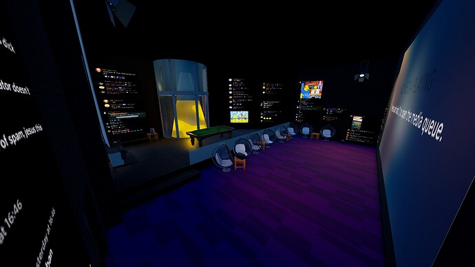 Inside mood room