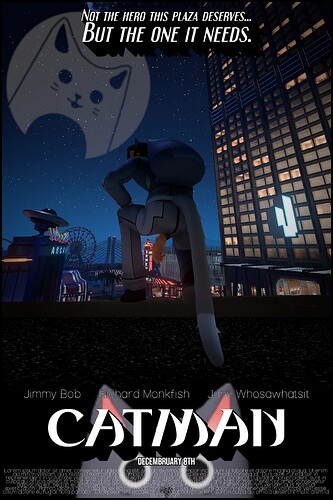 CATMAN TOWER UNITE POSTER