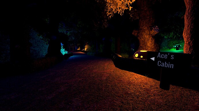 Night time in Sky Island