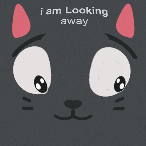i am looking away distort