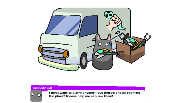 Catsack Ghost Hunter PNG