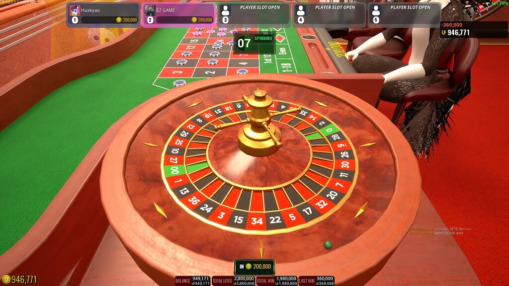 1.4M units roulette winnings "voided"? Item/Unit Transaction Errors