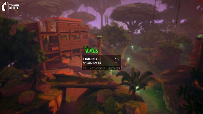 Virus: Catzek temple loading menu bug