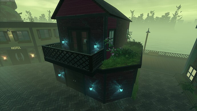 A building with black metal frames made using Basic Door Frames