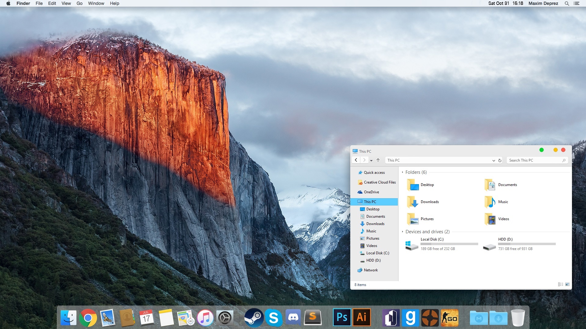 Как установить windows на el capitan